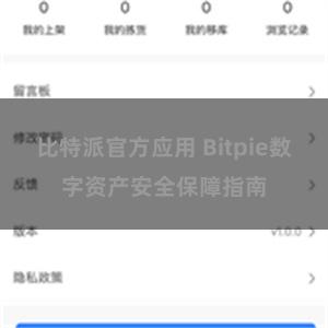 比特派官方应用 Bitpie数字资产安全保障指南