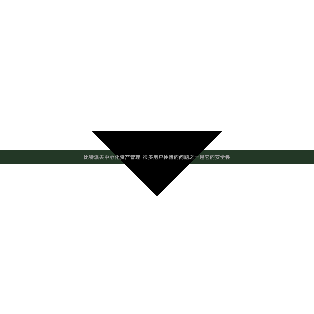 比特派去中心化资产管理  很多用户怜惜的问题之一是它的安全性