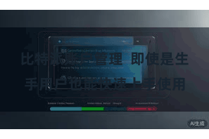 比特派账户管理  即使是生手用户也能快速上手使用