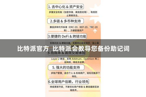 比特派官方  比特派会教导您备份助记词