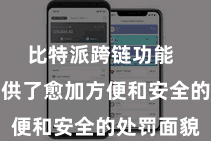 比特派跨链功能  为用户提供了愈加方便和安全的处罚面貌