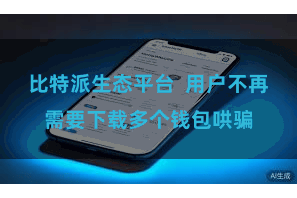比特派生态平台  用户不再需要下载多个钱包哄骗